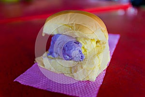 Malaysian icecream in bun Pangkor