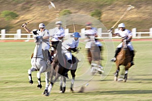 Malaysian Open Polo Action (Blurred)