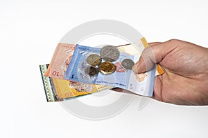 Malaysian Ringgit banknotes and coins