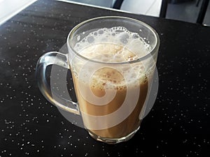 Malaysian signature drink called `TEH TARIK`.