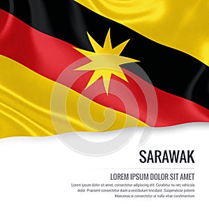 Malaysian state Sarawak flag.