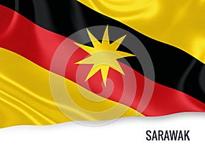 Malaysian state Sarawak flag.