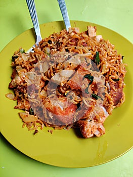 Malaysian style maggi goreng mamak