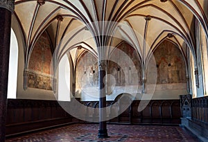 Malbork castle gothic hall