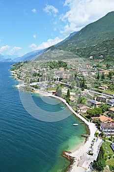 Malcesine - a beautiful town at lake Garda, Italy