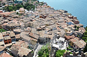 Malcesine - a beautiful town at lake Garda, Italy