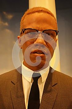 Malcolm X Wax Figure
