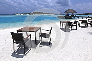 Maldives beach chairs