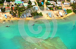 Maldives fisherman village