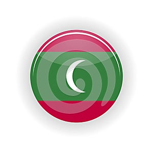 Maldives icon circle