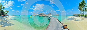 Maldives island Panorama