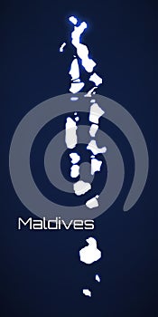 Maldives Map. Maldives map