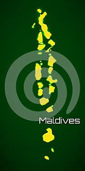 Maldives Map. Maldives map