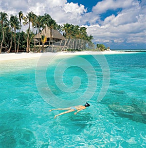 Maldives seascape