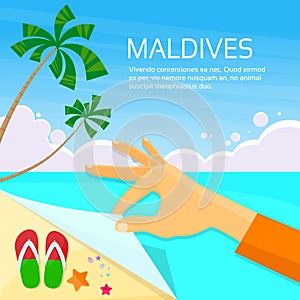 Maldives Tropical Island Summer Vacation Paradise