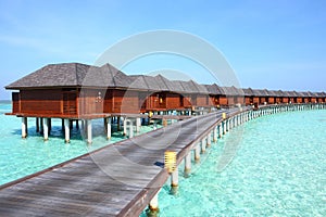 Maldives vater villa photo