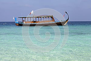 Maldivian fishing boat