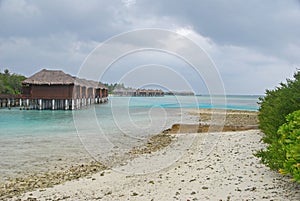 Maldivian Island Resort during Monsoon Season