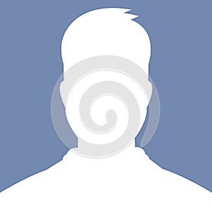 Male avatar profile picture, vector photo