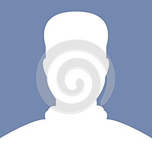 Male avatar profile picture, vector photo