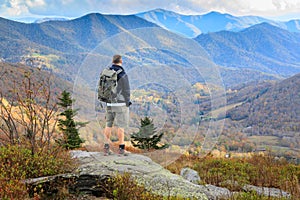 Roan Mountain NC Autumn Appalachian Trail Backpacker photo