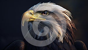 A male Bald Eagle portrait