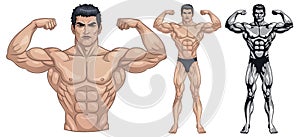 Male Bodybuilder Full Body