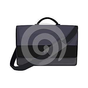 male briefcase color icon  illustration