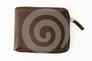 Male brown leather wallet