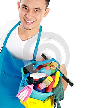 Male cleaning service