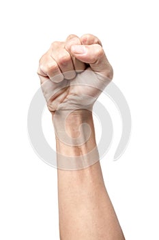 Male clenched fist