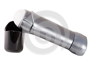 Male deodorant stick isolated on white background