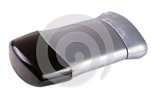 Male deodorant stick isolated on white background