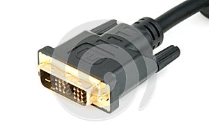 Male DVI cable connector