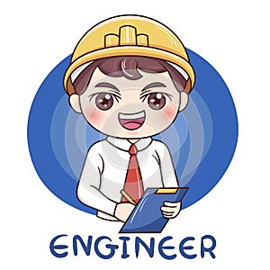 Male Engineer_vector