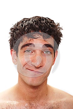 Male facial expression