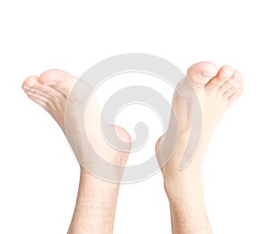 Male feet