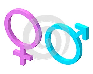 Male & Female Gender Signs V3 #2