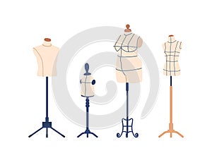 Male, Female and Kid Sewing Mannequins, Tools For Fashion Designers And Seamstresses, Providing Realistic Human Form