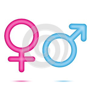 Male and female signs