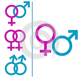 Male and female symbols