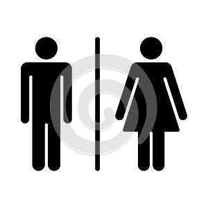 Männlich a eine Frau Toilette Symbol toilette Symbol 