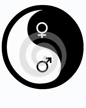 Male and Female Yin Yang