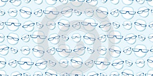 Male glasses seamless background pattern