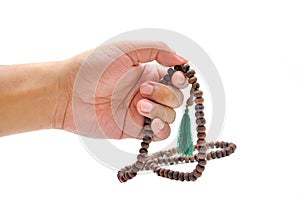 Male Hand with Rosary