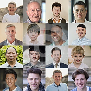 Male Headshot Collage