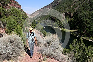 Male hiker