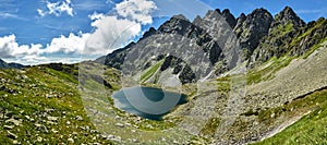 Male Hincovo pleso lake in High Tatras