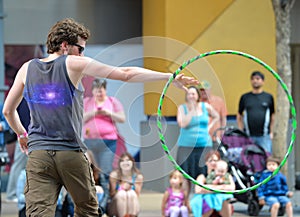 Male Hula Hooper