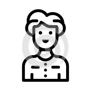 Male thin line vector icon